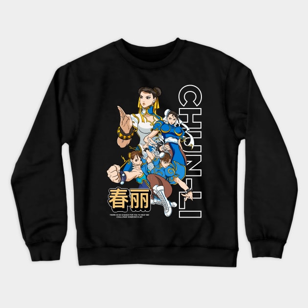 Chun-Li Crewneck Sweatshirt by Jones Factory